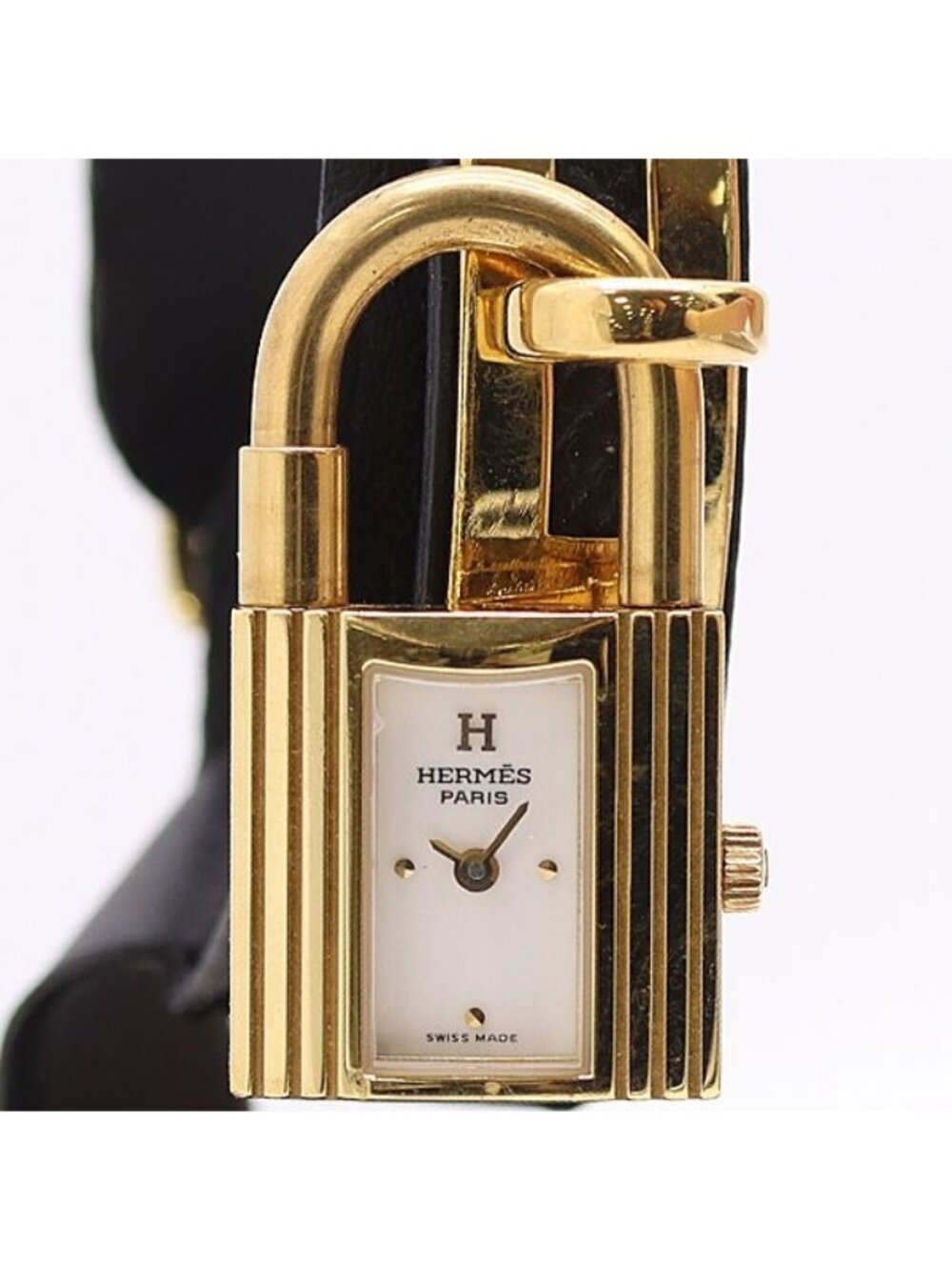 Hermes Kelly Watch White Dial
